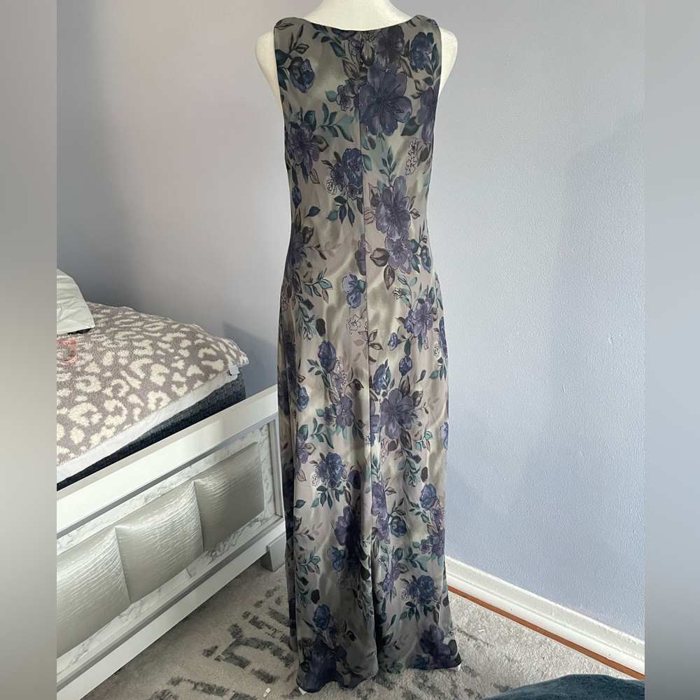Vintage 90s All That Jazz Long Maxi Floral Dress - Picture 2 of 6